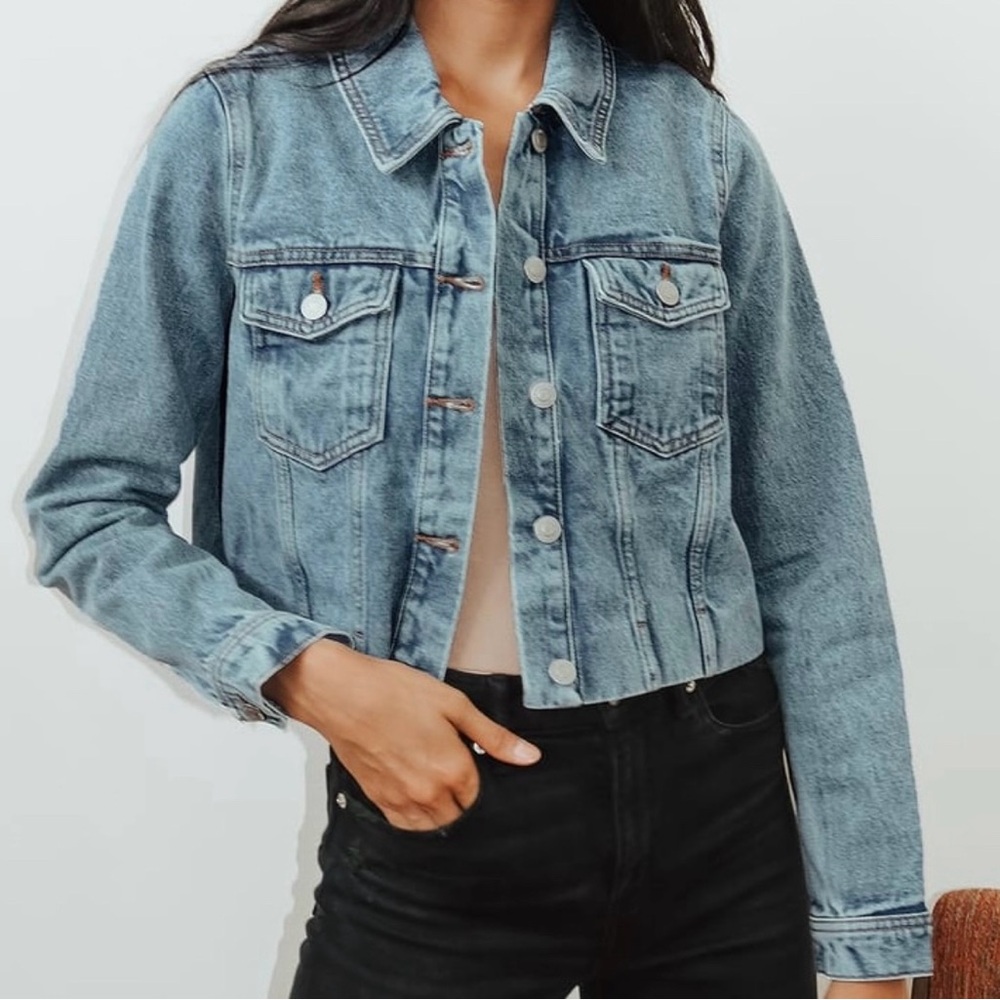 Vero Moda Cropped Jean Jacket